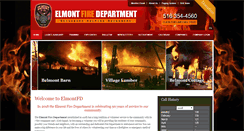 Desktop Screenshot of elmontfd.com